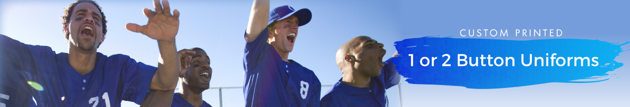 One And Two-Button Baseball Jerseys