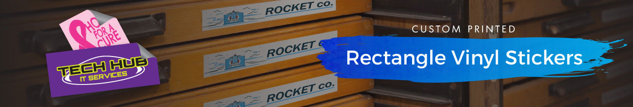 Rectangle Vinyl Stickers Rectangle Vinyl Stickers