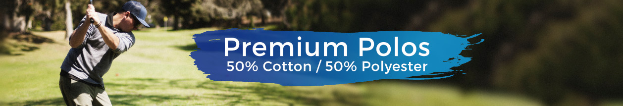 50/50 Cotton/Poly Golf Shirts