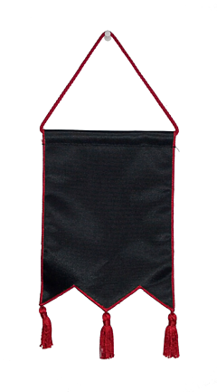 Award Banner with 3 Tassels (6.25