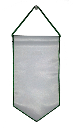 Rectangular Award Banner with Triangular Bottom (5.5