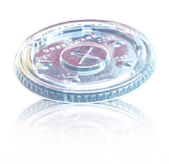 Straw Slot Lids for Clear Plastic Cups
