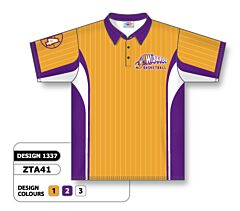 zta41 Sublimated Bowling Shirts