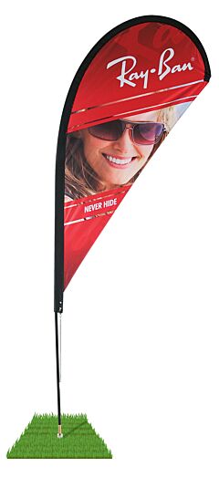 WF-TS 8' Tear Drop Wind Flag Kit - Single Sided