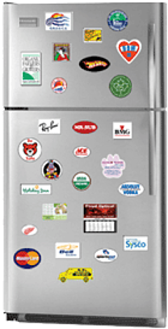 Custom Shape Magnet, 13 To 16 SQ. Inches