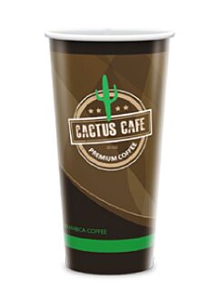 Tall 21 oz Full Colour Hot Paper Cups