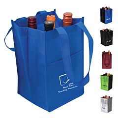 NW4908 Non-Woven Four Bottle Wine Bag