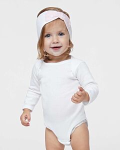 4411 Rabbit Skins Infant Long Sleeve Baby Rib Onesie/Bodysuit - Artik