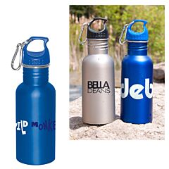 WB7075 17 oz Wide Mouth Stainless Steel Water Bottle
