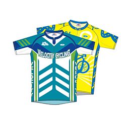 Dry-Flex Sublimated Cycling Jersey with Side Inserts
