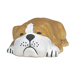 GK129 Dog Lying Down Stress Reliever Ball