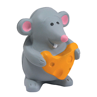 GK152 Mouse with Cheese Stress Reliever Ball