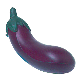 GK184 Eggplant Stress Reliever Ball