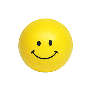 GK325 Smiley Face Stress Reliever Ball