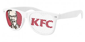 Wayfarer Style Sunglasses with Pinhole Lenses