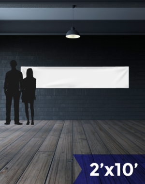 banner2x10, 2' x 10' 13 oz Vinyl Single-Sided Banner
