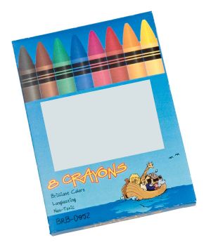 Non-Toxic Coloured Wax Crayon Set