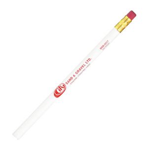 Round Carpenters Pencil with Eraser