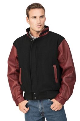 Graduate - Men's Melton and Leather Jacket