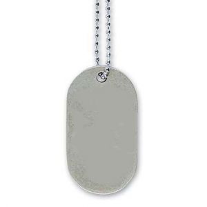 Solid Pewter Dog Tag