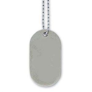 Solid Pewter Dog Tag