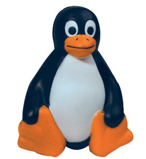 GK168 Sitting Penguin Stress Reliever Ball