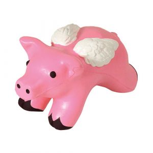 GK124 Pig with Wings Stress Reliever Ball