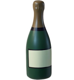 GK468 Champagne Bottle Stress Reliever Ball