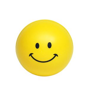 GK325 Smiley Face Stress Reliever Ball