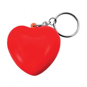 GK240 Heart Keyring Stress Reliever Ball