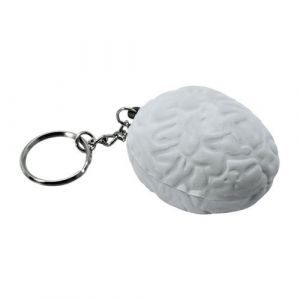 GK371 Brain Keyring Stress Reliever Ball