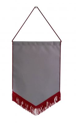 Bottom Fringe Rectangular Banner with Triangular Bottom (10