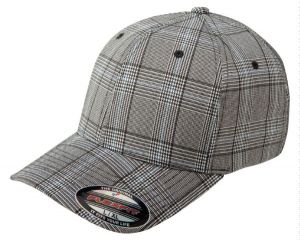 FF6196 Flexfit Glen Check Baseball Cap