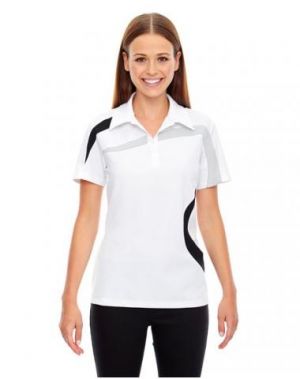 78645 Ladies' Colour-Block Impact Performance Pique Polo