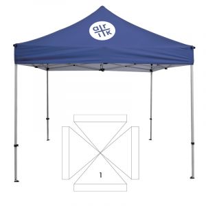 TS10-I1, 10' Square Tent - 1 Imprint Location