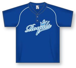 BA1344 Two-Button Dryflex Pullover Baseball Jersey
