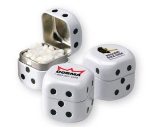 Dice Tin with Mints