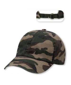 VC300-CAM Valucap Twill Camo Cap