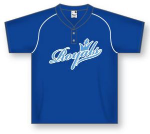 Two-Button Pullover Baseball Jersey