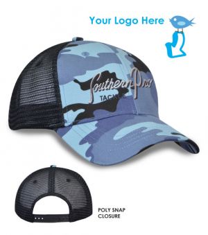 KC-7040 Fashion Camo Mesh Snapback Cap