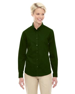 78193 Core 365 Ladies' Operate Long-Sleeve Twill Shirt