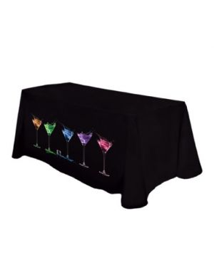 90X132-DG-P 6' Digitally Printed Table Throw