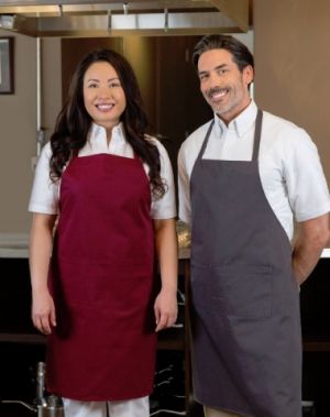 1050 Standard Bib Apron with Pockets