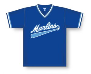 BA1333 V-Neck Dryflex Baseball Jersey with Sleeve Trim