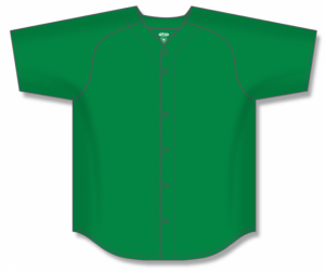 Proflex Solid Colour Full-Button Baseball Jerseys