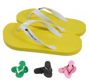 Strap Print Flip Flops