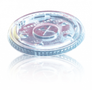 Straw Slot Lids for Clear Plastic Cups