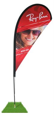 WF-TS 8' Tear Drop Wind Flag Kit - Single Sided