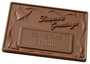 Gift Boxed 1 lb Custom 3D Molded Chocolate Bar