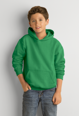 18500B Gildan Youth Heavyblend Hooded Sweatshirt 